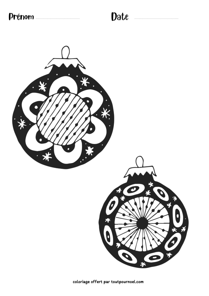 2 coloriages noel
